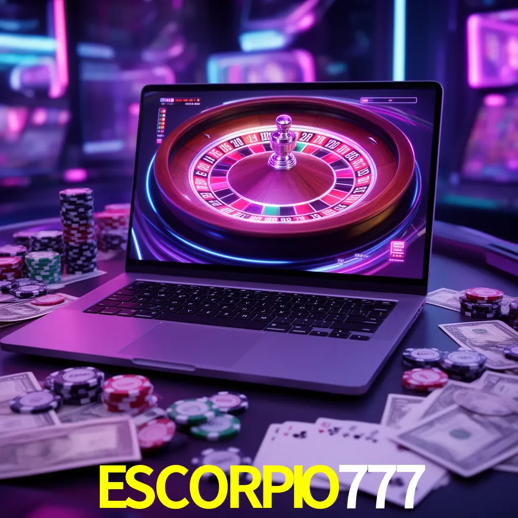 Centro móvil ESCORPIO777 con casino, cajero, bonos, app y acceso de cuenta para México